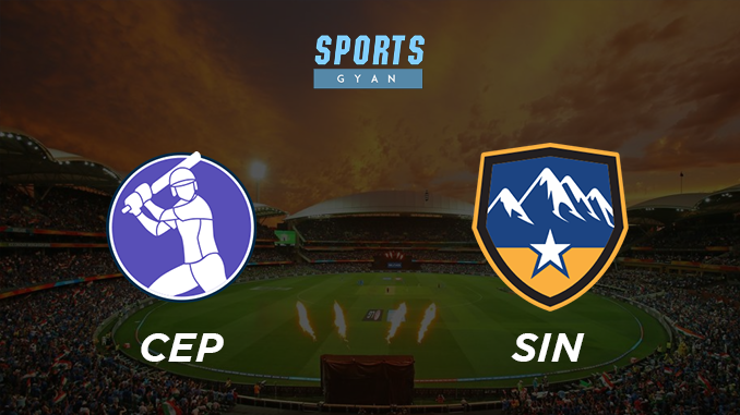 CEP VS SIN DREAM TEAM CRICKET MATCH AND PREVIEW