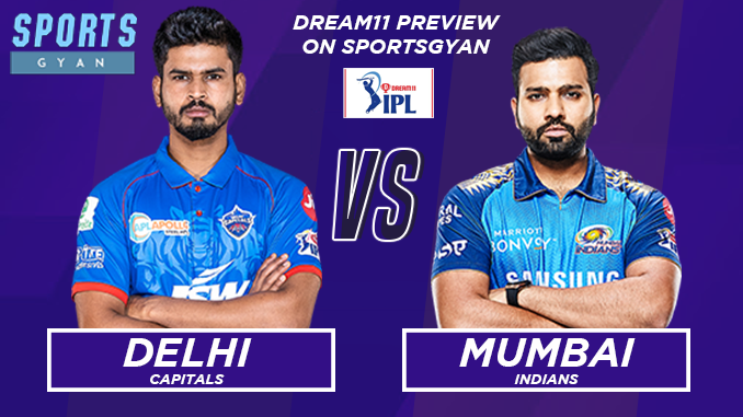 DC VS MI DREAM TEAM CRICKET MATCH AND PREVIEW