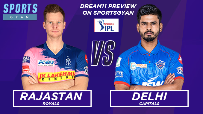 DC VS RR DREAM TEAM CRICKET MATCH AND PREVIEW