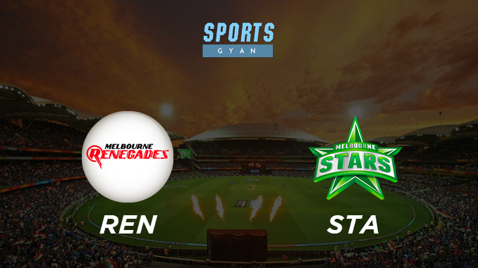 REN VS STA DREAM TEAM CRICKET MATCH AND PREVIEW- Renegades will strike Stars again?