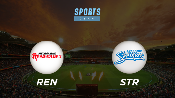 REN VS STR DREAM TEAM CRICKET MATCH AND PREVIEW- Strikers will win this match.