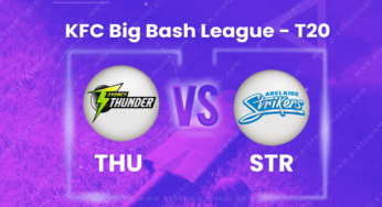 THU VS STR DREAM TEAM CRICKET MATCH AND PREVIEW- Thunder will beat Strikers?