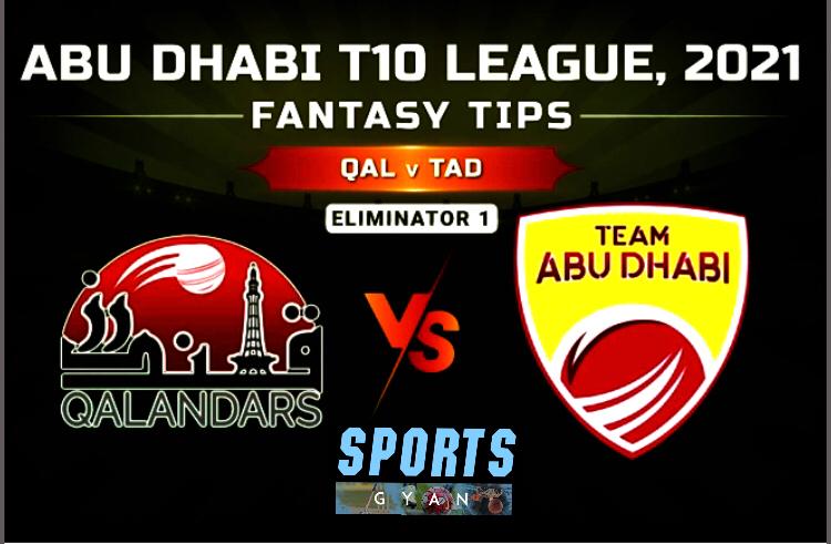 QAL VS TAD DREAM TEAM CRICKET MATCH AND PREVIEW- Qalandars will win this match?