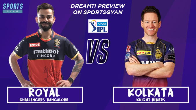 KKR VS RCB Dream11 team predictions