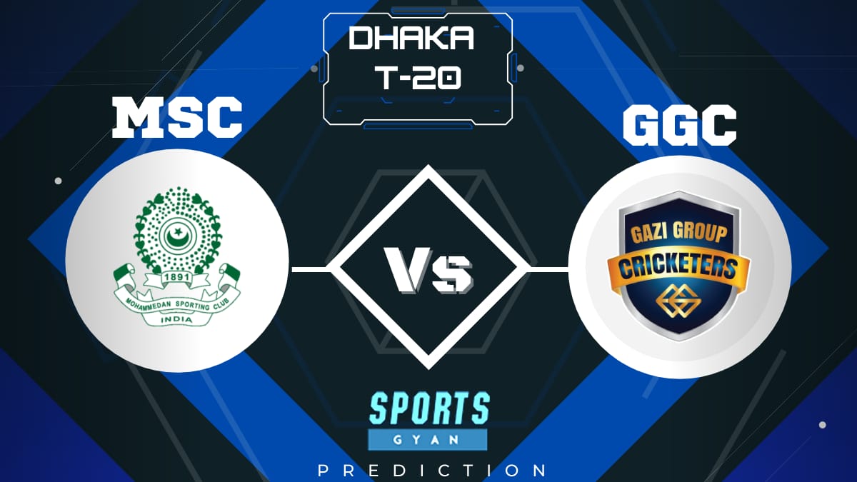 GGC VS MSC DHAKA T20 EXPECTED WINNER, FANTASY PLAYING XI, AND MATCH PREDICTIONS