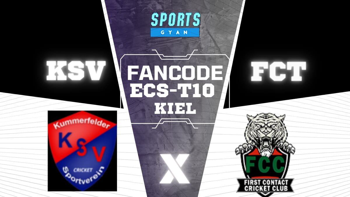 KSV vs FCT Dream11, Prediction, Fantasy Cricket Tips, Playing XI, Pitch Report, Dream11 Team, Injury Update – FanCode ECS T10 Kiel