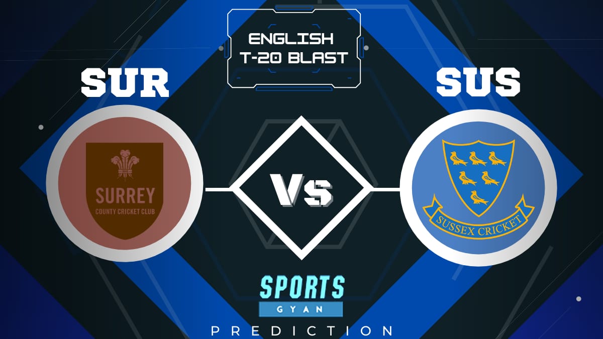 SUR vs SUS Dream11, Prediction, Fantasy Cricket Tips, Playing XI, Pitch Report, Dream11 Team, Injury Update – Vitality T20 Blast 2021