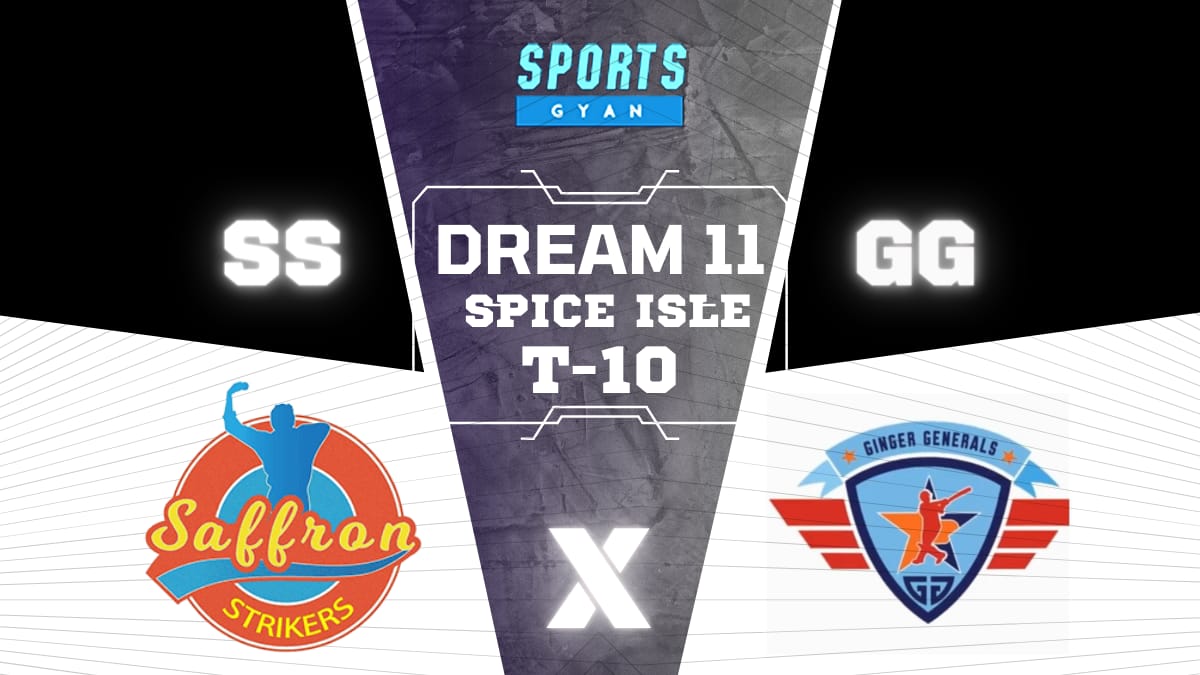 SS vs GG Dream11, Prediction, Fantasy Cricket Tips, Playing XI, Pitch Report, Dream11 Team, Injury Update – Dream11 Spice Isle T10