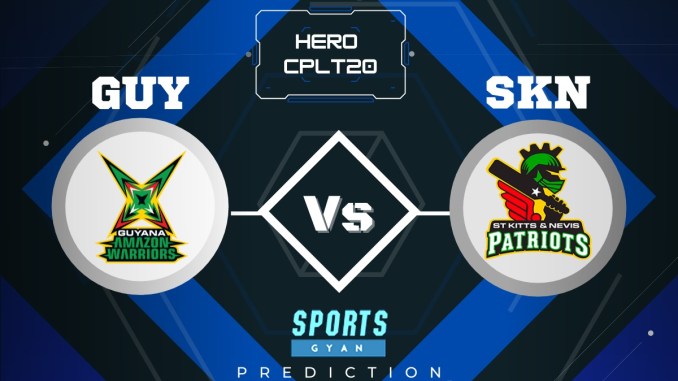 SKN VS GUY Dream 11, Prediction, Player stats, Playing 11, Pitch Report And Injury Update