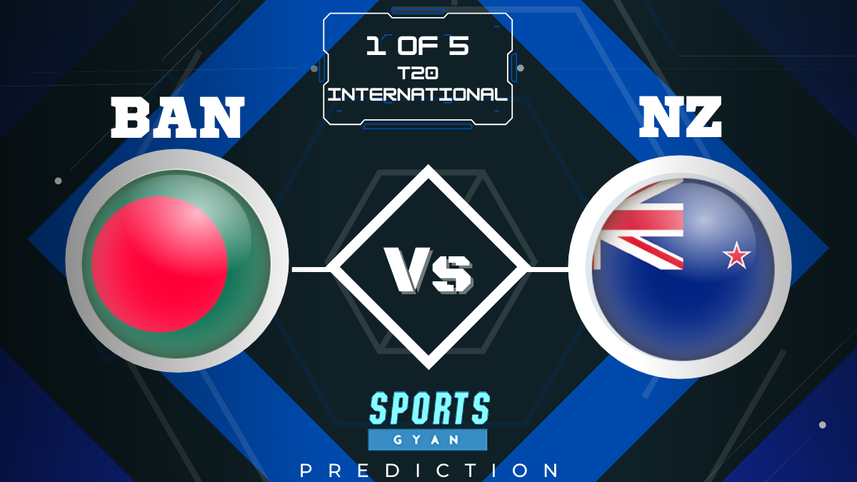 BAN vs NZ Dream 11 Prediction, Playing 11, Player stats, Pitch report, Dream11 team, and Injury Update