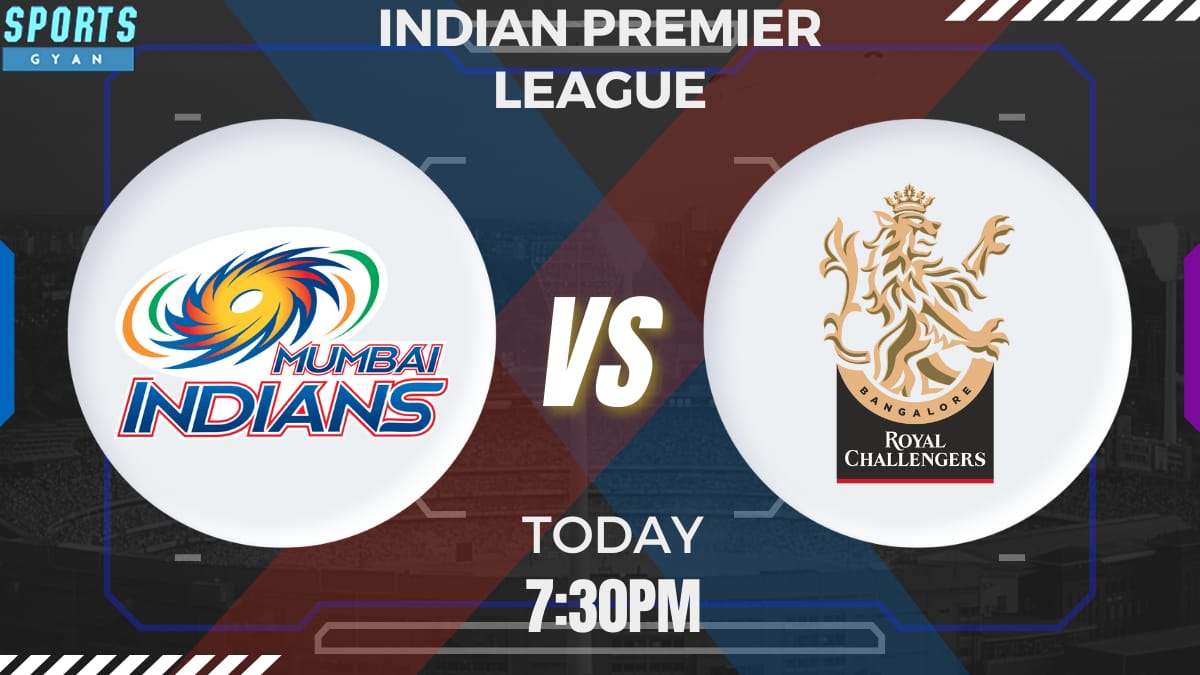 RCB vs MI Dream11 prediction, Player stats, Playing 11, Pitch report, Dream11 team, and Injury Update