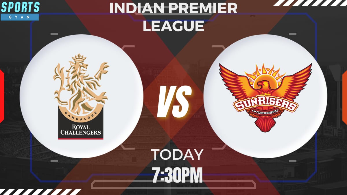 RCB vs SRH Dream11 prediction, Player stats, Playing 11, Pitch report, Dream11 team, and Injury Update