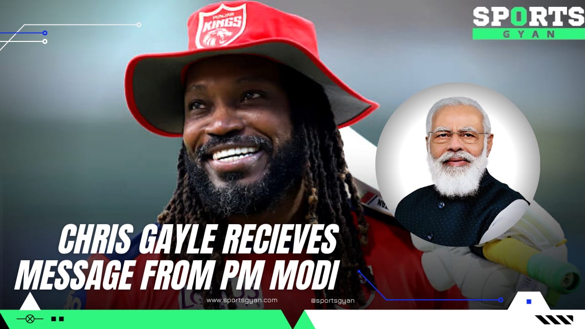 Chris Gayle recieves message from PM Modi