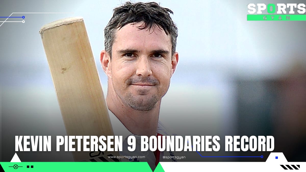 Kevin Pietersen 9 boundaries record