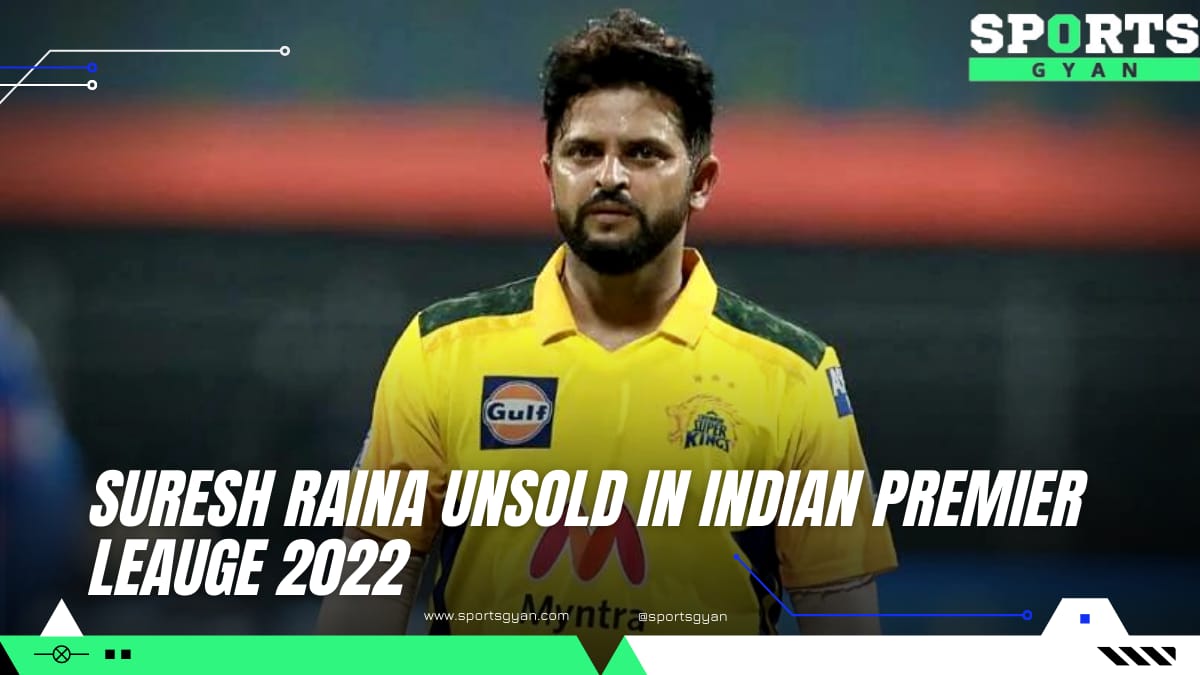 Suresh Raina unsold in Indian Premier Leauge 2022