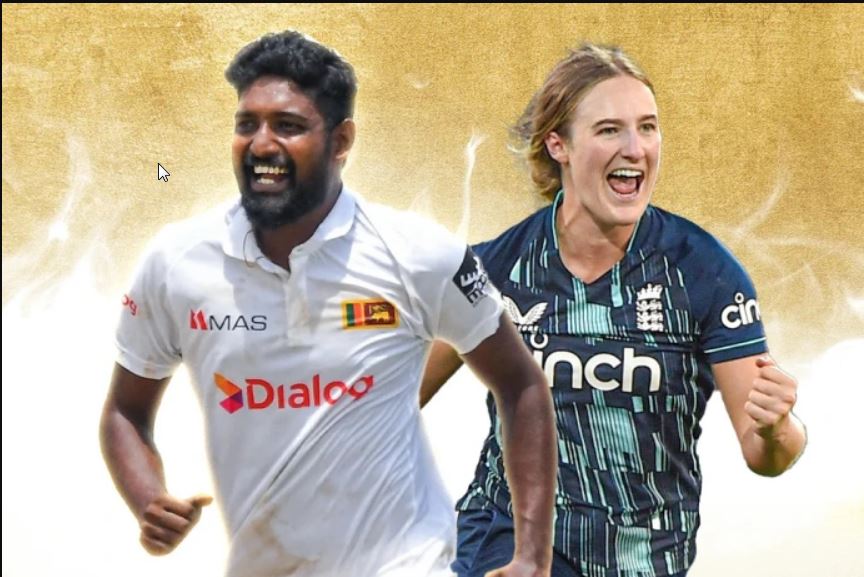 Prabath Jayasuriya, Emma Lamb win ICC Player of Month