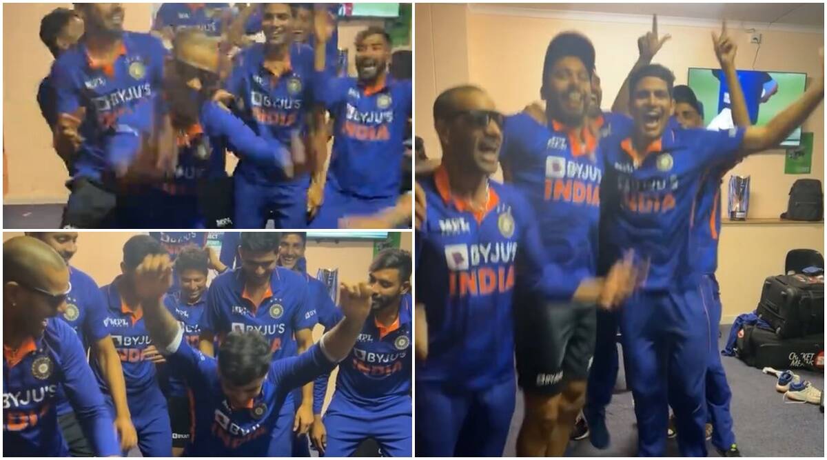 Watch Video of the dressing room celebrations after the series win against Zimbabwe