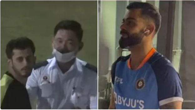 Watch what Kohli did when a Pakistan fan stopped by guards