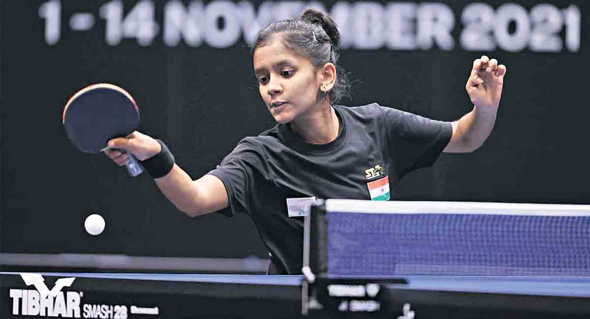 Sreeja Akula suffers a sad defeat and narrowly misses bronze by a whisker.
