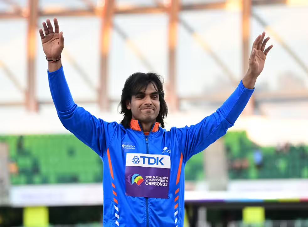 Neeraj Chopra The India's Javelin boy donates his gold-winning Javelin.